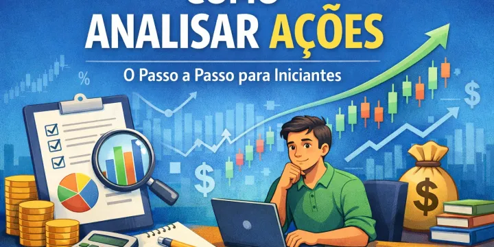 Painel de cotações da Bolsa de Valores com gráficos de ações e análise técnica