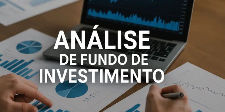Ilustração sobre fundos imobiliários com prédios e gráficos de rendimentos