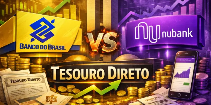 Ilustração conceitual de investimentos em renda fixa e títulos públicos