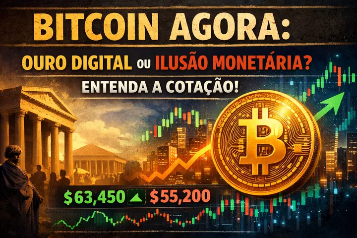 Bitcoin em 2026: A Grande Divergência entre o Real e o Dólar