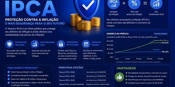Tesouro IPCA+ em 2026: O Que É, Como Funciona e a Blindagem