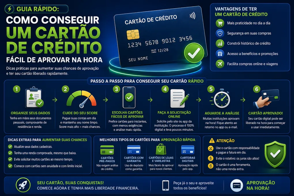 Cartão de Crédito Fácil de Aprovar