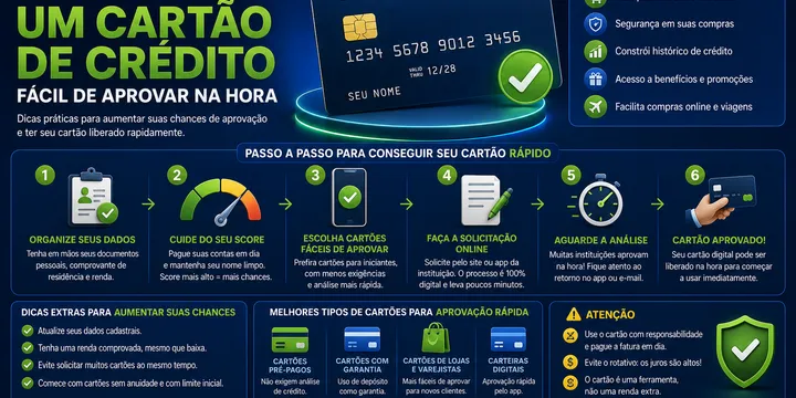 Cartão de Crédito Fácil de Aprovar
