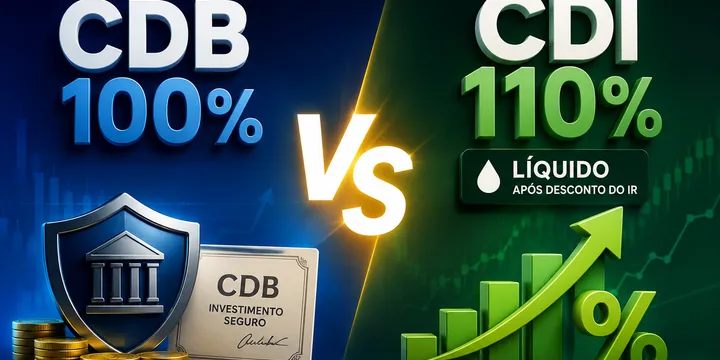 Ilustração conceitual de investimentos em renda fixa e títulos públicos