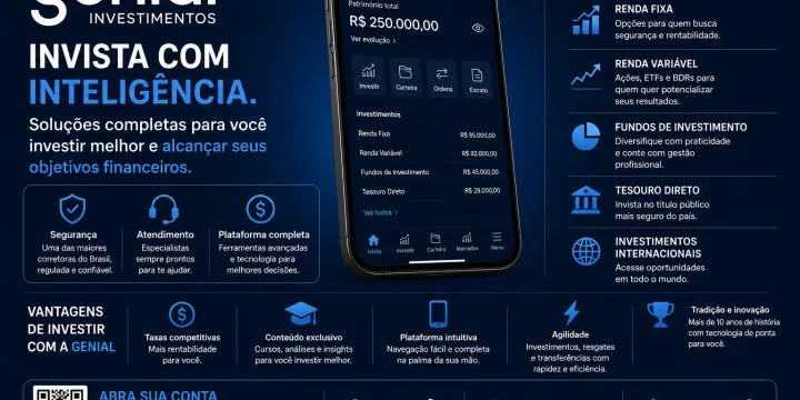 Genial Investimentos: Como Funciona e Vale a Pena Investir