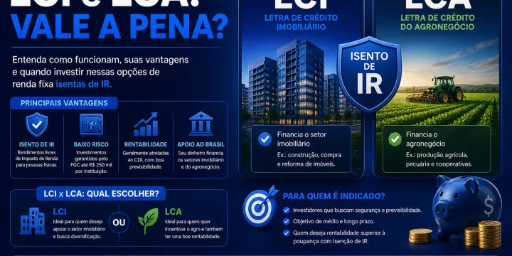 LCI e LCA 2026: Melhores Taxas, Carência e Quando Vale Mais