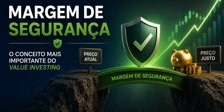 Ilustração representativa sobre Margem de segurança: O conceito mais importante do value