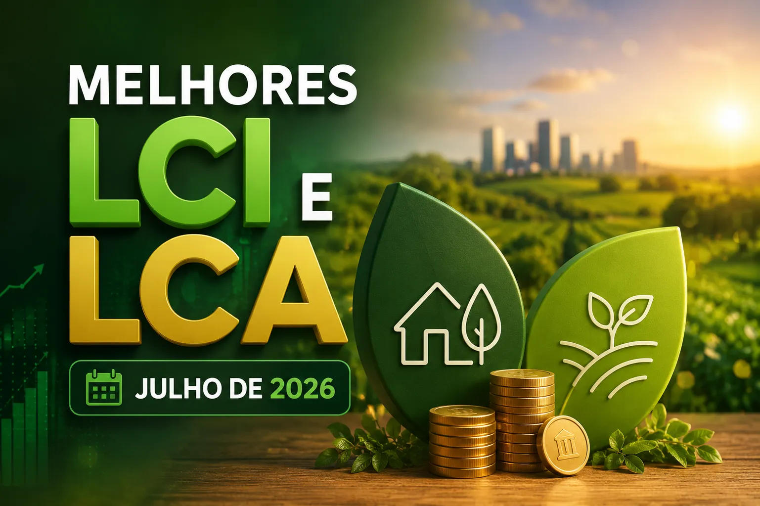 Melhores LCI e LCA de Julho de 2026: Taxas Atualizadas e