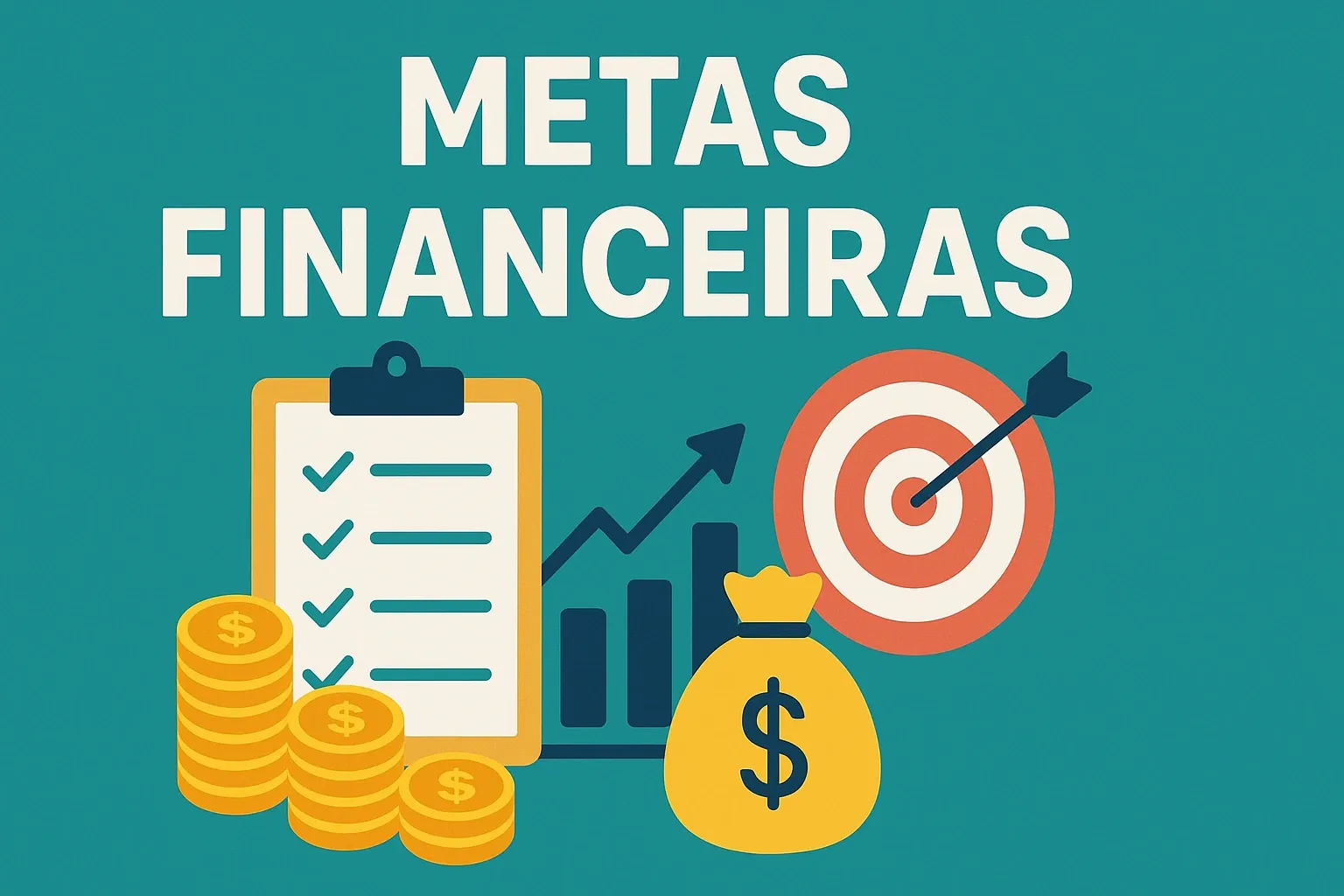Ilustração representativa sobre Metas Financeiras: Como Transformar Sonhos em Planos