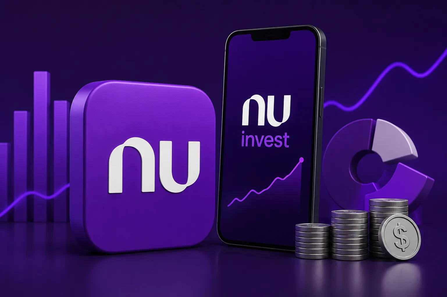 Ilustração representativa sobre NuInvest Acabou? Entenda o Que Mudou e Como Investir Pelo Nubank
