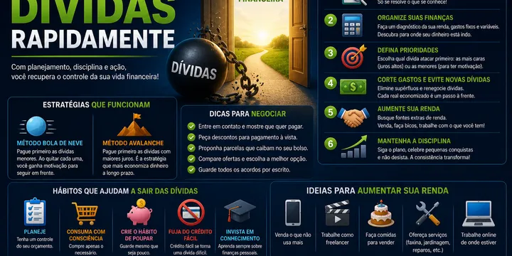 Como Sair das Dívidas Rapidamente: O Método da "Bola de Neve" e Renegociação
