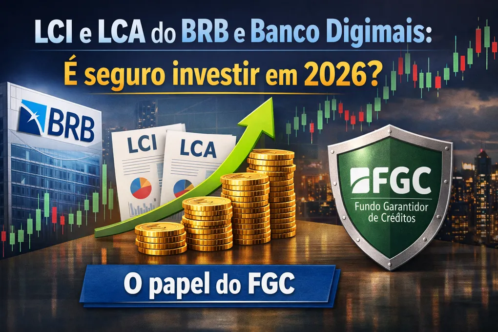 LCI e LCA do BRB e Banco Digimais: É seguro investir em 2026? O papel do FGC