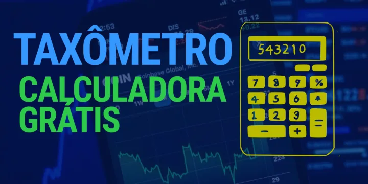 Taxômetro do Investilize: calculadora gratuita de taxas de CDB, LCI, LCA e Tesouro Direto com rentabilidade líquida