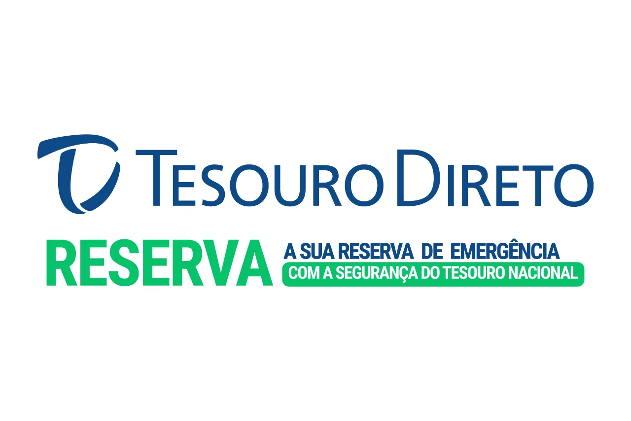 Ilustração conceitual do Tesouro Reserva e de uma reserva de emergência em renda fixa